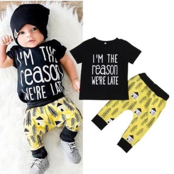 Other - "I'm the reason we're late" unisex 12 mo.